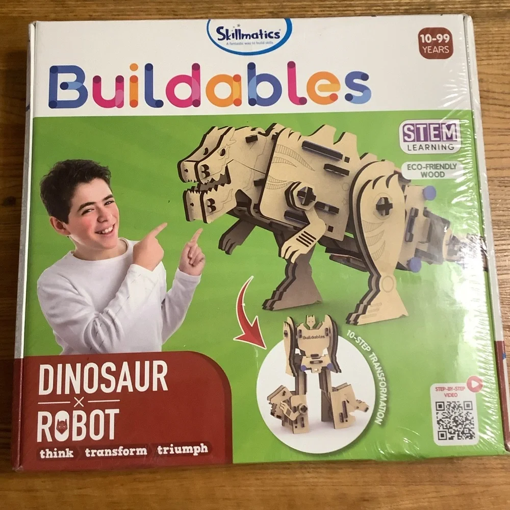 Skillmatics Buildables : Dinosaur x Robot | STEM Learning and Building Toy